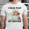 Vintage I Read Past My Bedtime Cute Sleeping Bear Book Lover Unisex Jersey T-Shirt Vintage I Read Past My Bedtime Cute Sleeping Bear Book Lover Unisex Jersey T-Shirt