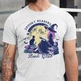 Vintage Sexy Witch Spooky Readers Book Lover Club Halloween Unisex Jersey T-Shirt