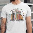 Wildflower Floral Book Just One More Chapter Unisex Jersey T-Shirt Wildflower Floral Book Just One More Chapter Unisex Jersey T-Shirt