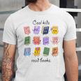 Women Cool Kids Read Books Teacher Back To School Librarian Unisex Jersey T-Shirt