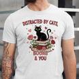 Women's Cat Books Romantic Floral Aesthetic Book Lover Cat Owner Unisex Jersey T-Shirt Women's Cat Books Romantic Floral Aesthetic Book Lover Cat Owner Unisex Jersey T-Shirt