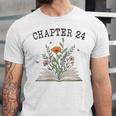 Women's Chapter 24 Book Lovers & Readers 24th Birthday Wildflowers Unisex Jersey T-Shirt Women's Chapter 24 Book Lovers & Readers 24th Birthday Wildflowers Unisex Jersey T-Shirt