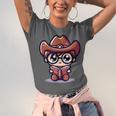 Adorable Book Lover Cowboy With Reading Glasses Cute Unisex Jersey T-Shirt Adorable Book Lover Cowboy With Reading Glasses Cute Unisex Jersey T-Shirt