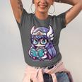 Adorable Book Lover Valkyrie With Reading Glasses Cute Unisex Jersey T-Shirt
