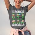 Book Leprechaun St Patrick's Day Library Librarian Reading Unisex Jersey T-Shirt Book Leprechaun St Patrick's Day Library Librarian Reading Unisex Jersey T-Shirt