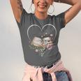 Book Lover Heart Shaped Reading Art Librarian Unisex Jersey T-Shirt