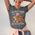 Book Reading Kafee Librarian Vele Books And Little Time Unisex Jersey T-Shirt Book Reading Kafee Librarian Vele Books And Little Time Unisex Jersey T-Shirt