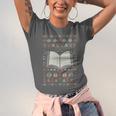 Book Reading Ugly Christmas Unisex Jersey T-Shirt Book Reading Ugly Christmas Unisex Jersey T-Shirt