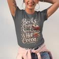 Books Cozy Nooks Hot Cocoa Winter Reading Warmth Comfort Unisex Jersey T-Shirt Books Cozy Nooks Hot Cocoa Winter Reading Warmth Comfort Unisex Jersey T-Shirt