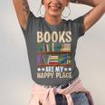 Books Are My Happy Place Unisex Jersey T-Shirt Books Are My Happy Place Unisex Jersey T-Shirt