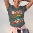 Books Are Just Word Tacos Shirt Book Shirts Reader Unisex Jersey T-Shirt