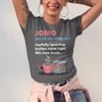 Books Saying JOMO Joy Of Missing Out For Bookworms Unisex Jersey T-Shirt Books Saying JOMO Joy Of Missing Out For Bookworms Unisex Jersey T-Shirt