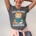 Cat Reading Books Bookworm Read One More Chapter Unisex Jersey T-Shirt