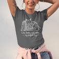 Cats Books And Coffee – My Perfect Day Cat Lover Unisex Jersey T-Shirt