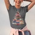 Christmas Tree Book Bookworm Unisex Jersey T-Shirt