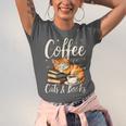 Coffee Cats And Books Lover For Women & Men Coffee Unisex Jersey T-Shirt Coffee Cats And Books Lover For Women & Men Coffee Unisex Jersey T-Shirt