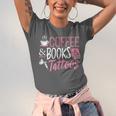 Coffee Lover Shirt Coffee And Books And Tattoos Men Women Unisex Jersey T-Shirt