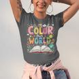 Color Our World Book Reading Program 2026 Summer Unisex Jersey T-Shirt