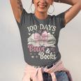 Coquette 100 Days Of Bows Books Reading 100th Day Of School Unisex Jersey T-Shirt