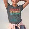 Cranky When Not Reading Retro Vintage Book Lover Unisex Jersey T-Shirt Cranky When Not Reading Retro Vintage Book Lover Unisex Jersey T-Shirt
