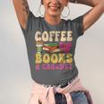 Crochet Coffee Reading Books Crocheter Crocheting Unisex Jersey T-Shirt Crochet Coffee Reading Books Crocheter Crocheting Unisex Jersey T-Shirt