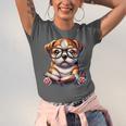 Cute Dog Puppy English Bulldog Reading Book Unisex Jersey T-Shirt Cute Dog Puppy English Bulldog Reading Book Unisex Jersey T-Shirt