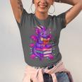 Cute Dragon Reading Books Bookworm Unisex Jersey T-Shirt