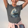 Cute Manatee Reading Book Bookworm Readers Manatee Lover Unisex Jersey T-Shirt Cute Manatee Reading Book Bookworm Readers Manatee Lover Unisex Jersey T-Shirt