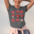 Cute Reading Hearts Valentine Day Book Lover Teacher Student Unisex Jersey T-Shirt