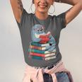 Cute Reading Seal On Books Book Lover Unisex Jersey T-Shirt Cute Reading Seal On Books Book Lover Unisex Jersey T-Shirt