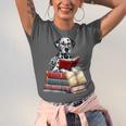 Dalmatian Reading Books Matching Bookworm Readers Librarian Unisex Jersey T-Shirt