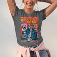 Dead Roast Coffee Comic Book Cover Style Skeleton Barista Unisex Jersey T-Shirt