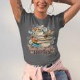 Easily Distracted By Books Book Wildflowers Book Lovers Unisex Jersey T-Shirt