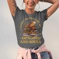 Easily Distracted By Dragons And Books Fantasy Book Lover Unisex Jersey T-Shirt Easily Distracted By Dragons And Books Fantasy Book Lover Unisex Jersey T-Shirt