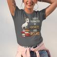 Easily Distracted By Goats And Books Goats And Book Reading Unisex Jersey T-Shirt