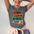 Eat Sleep Read Repeat Reading Books Reader Bookworm Unisex Jersey T-Shirt Eat Sleep Read Repeat Reading Books Reader Bookworm Unisex Jersey T-Shirt