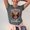 Education Is Freedom African Teacher Books Lovers Unisex Jersey T-Shirt Education Is Freedom African Teacher Books Lovers Unisex Jersey T-Shirt