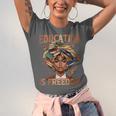 Education Is Freedom Teacher Books Black History Month Unisex Jersey T-Shirt