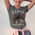 F-CAW-F I'm Reading Crow Book Lover Introvert Meme Unisex Jersey T-Shirt