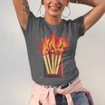 Flames And Lighter Costume For Matchbook Lovers Unisex Jersey T-Shirt Flames And Lighter Costume For Matchbook Lovers Unisex Jersey T-Shirt