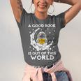 Good Book Is Out Of This World Astronaut Moon Space Reading Unisex Jersey T-Shirt Good Book Is Out Of This World Astronaut Moon Space Reading Unisex Jersey T-Shirt