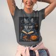 Halloween Girls Boys Cute Wolf Book Pumpkin Kids Halloween Unisex Jersey T-Shirt