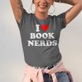 I Heart Book Nerds Book Readers Cute Unisex Jersey T-Shirt