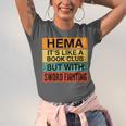 Hema Definition Like A Book Club With Swords Unisex Jersey T-Shirt