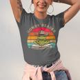 Howdy Reader Frog Reading Book Vintage Unisex Jersey T-Shirt