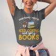 Iced Coffee And Spicy Books Iced Coffee Lover Cold Brew Unisex Jersey T-Shirt Iced Coffee And Spicy Books Iced Coffee Lover Cold Brew Unisex Jersey T-Shirt