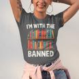 I'm With The Banned Librarian Banned Book Lover Reader Unisex Jersey T-Shirt I'm With The Banned Librarian Banned Book Lover Reader Unisex Jersey T-Shirt