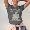 I'm Just a Girl Who Loves To Drink Coffee And Read Books Unisex Jersey T-Shirt I'm Just a Girl Who Loves To Drink Coffee And Read Books Unisex Jersey T-Shirt