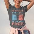 I'm So Glad We'Re On The Same Page Book Lover Writer Unisex Jersey T-Shirt
