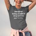Imagine Being Afraid Of Drag Queens And Books Reader Unisex Jersey T-Shirt